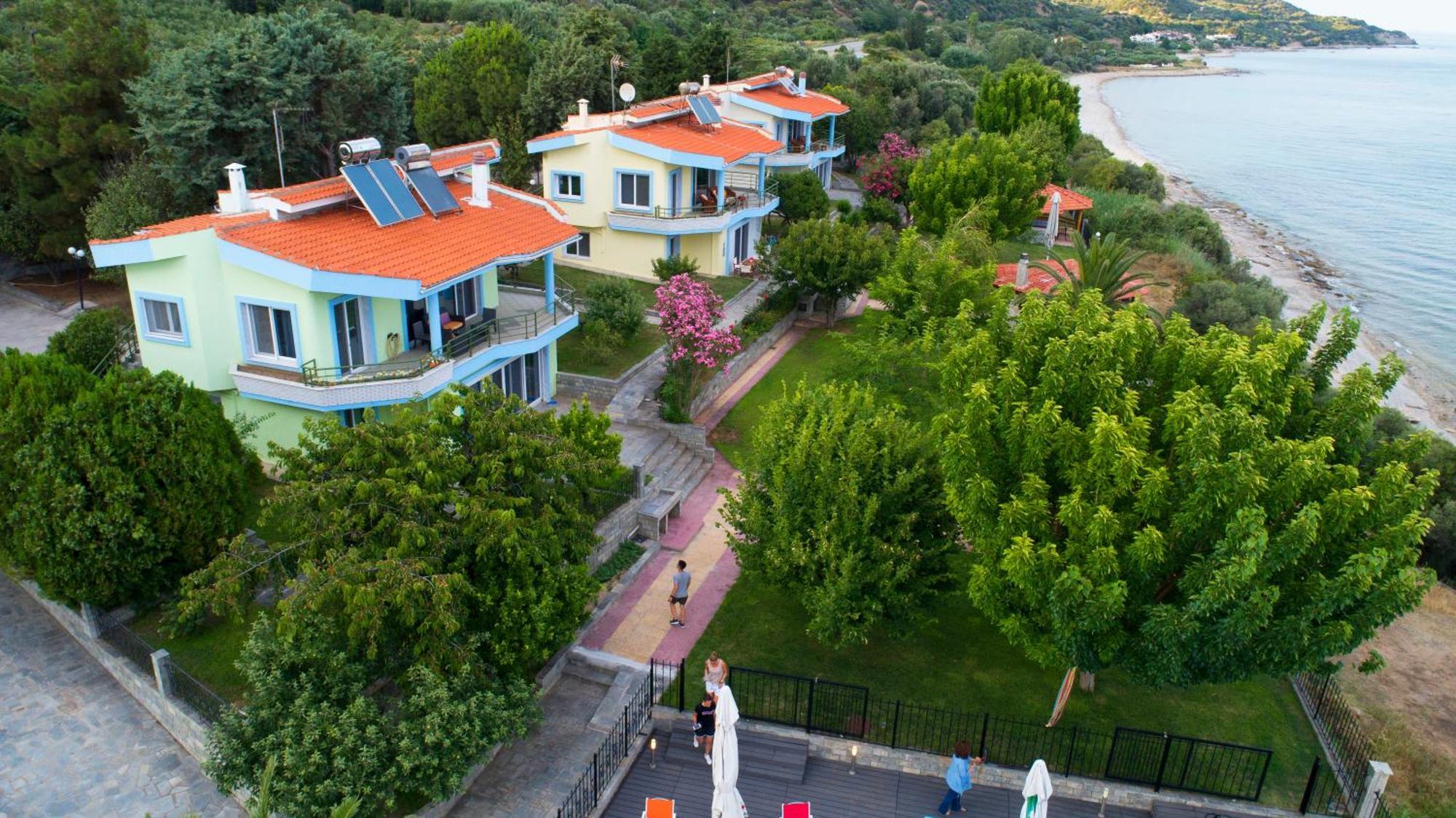 Secret Paradise Villas Loutra Elevtheron Rom bilde